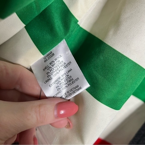 Pendleton Wool Mens Long Line Coat Jacket Glacier National Park Striped Liner M - Picture 7 of 10